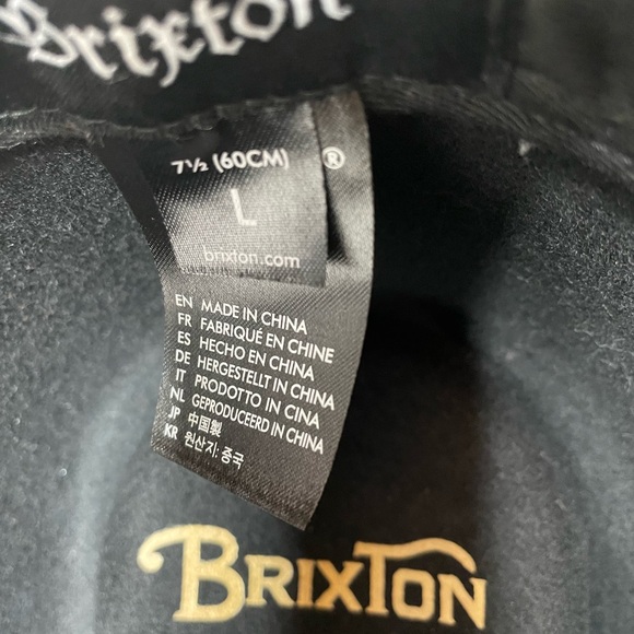 Brixton Felt Fedora in classic black L - Picture 8 of 10